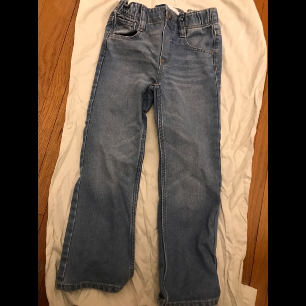 3 for $12.  Old navy straight leg jeans